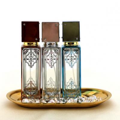 50ml rectangle glass spray bottle