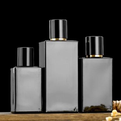 Black perfume spray bottle 30ml 50ml 100ml